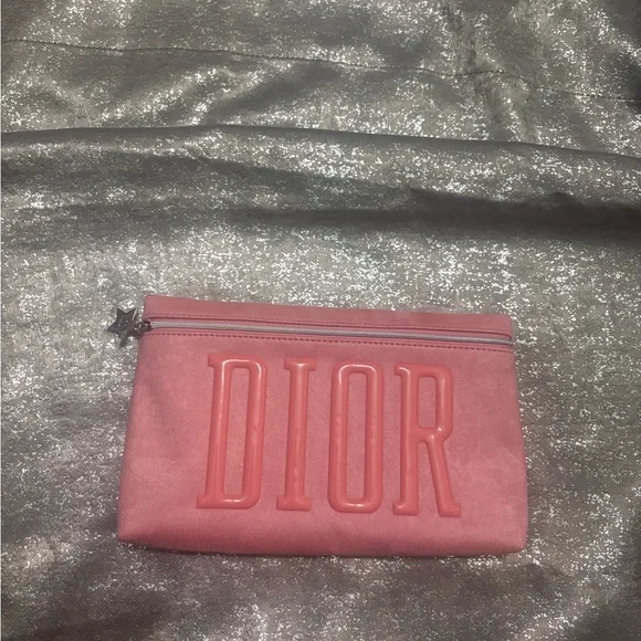 Dior Pink Cosmetic Pouch - Picture 1 of 8